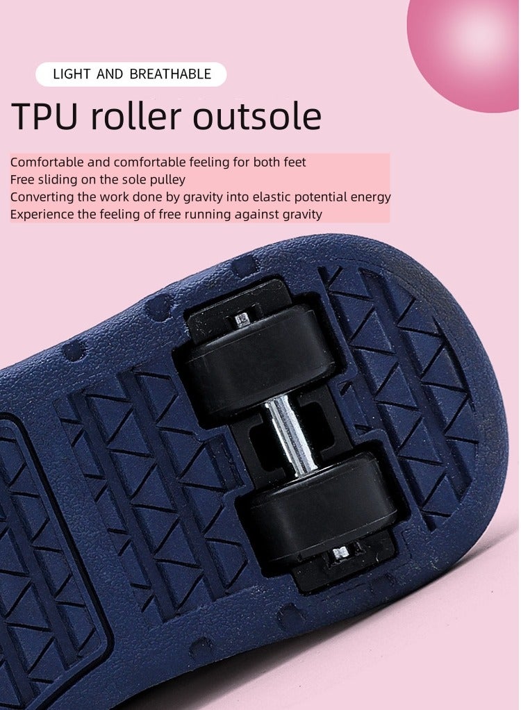 جاكت أحذية طيران Heelys ثنائية العجلات للأولاد والبنات مع عجلات - Image 2