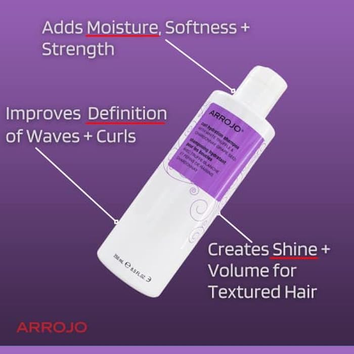 ARROJO Curl Hydration Curly Hair Shampoo - Image 5