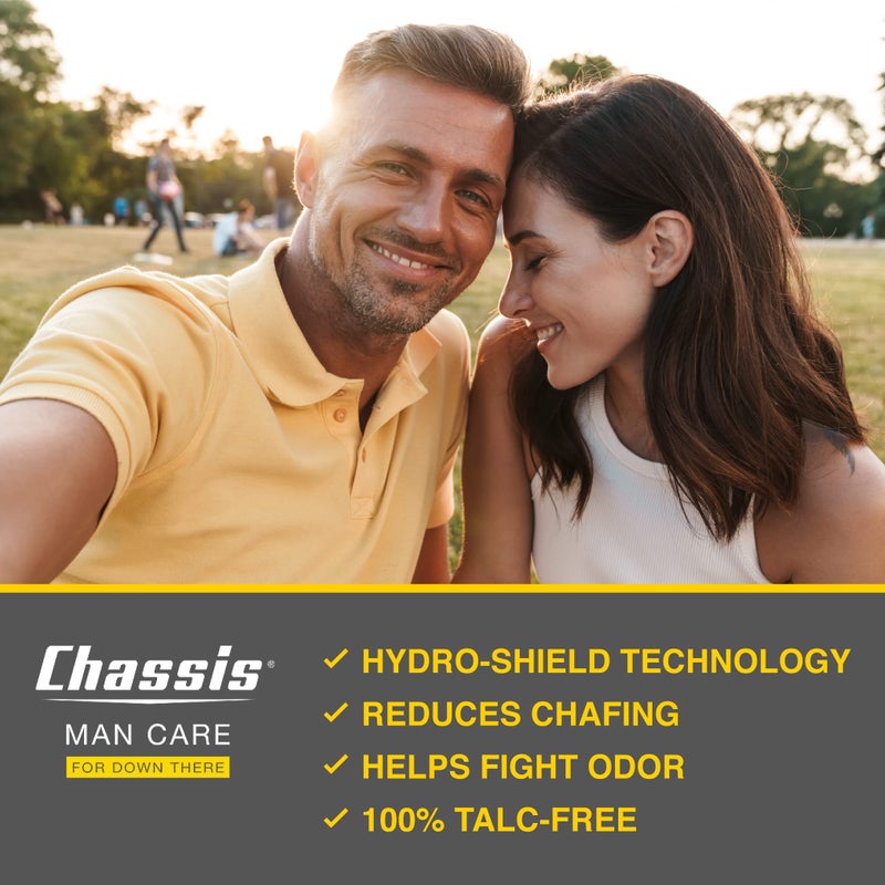 Chassis Gift Set with Flushable Foam, Premium Body Powder, and Shower Primer, Body Powder, Body Wash, and Flushable Wipe Alternative - Image 2