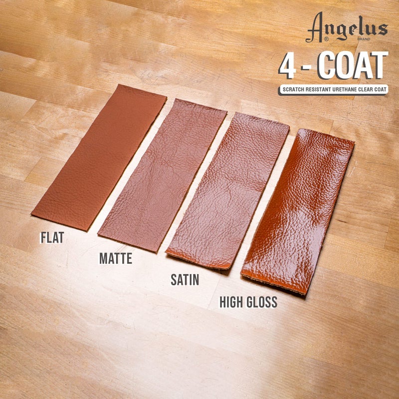 Angelus Flat 4-Coat Scratch-Resistant Leather Sealer â€“ Durable, Flexible, Clear Coat Protection for Leather Shoes, Bags, Jackets & More - Flat Finish - 4 fl oz - Image 3