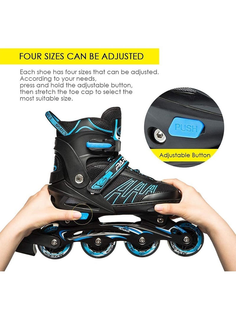 جي تي-ويل أحذية تزلج مضمنة احترافية 8 عجلات إضاءة - Image 5