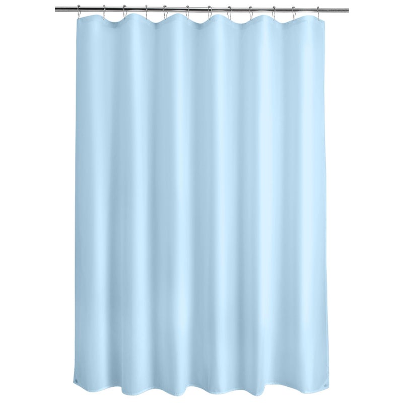 Titanker Fabric Shower Curtain Liner, Baby Blue, Waterproof, Lightweight, Machine Washable, 70 x 72 Inches - Image 1