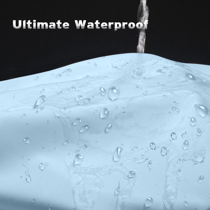 Titanker Fabric Shower Curtain Liner, Baby Blue, Waterproof, Lightweight, Machine Washable, 70 x 72 Inches - Image 4