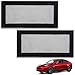 CYBERBEANS 2Pcs for Tesla Model 3Y Backseat Air Vent Cover 201720252026 JuniperHighland AccessoriesRear Under Seat Air Grille Condition Outlet Protector with Upgraded Mesh Cloth Velcro - Image 2