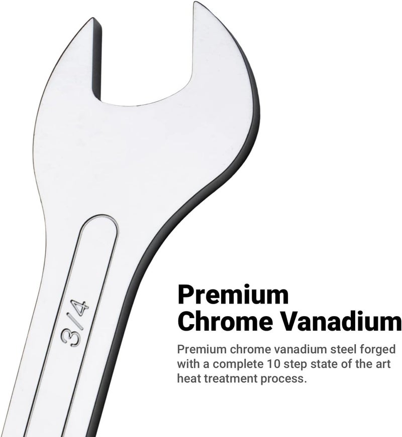Capri Tools 11850-1617 16 mm x 17 mm Super-Thin Open End Wrench, Metric (Pack of 4) - Image 3