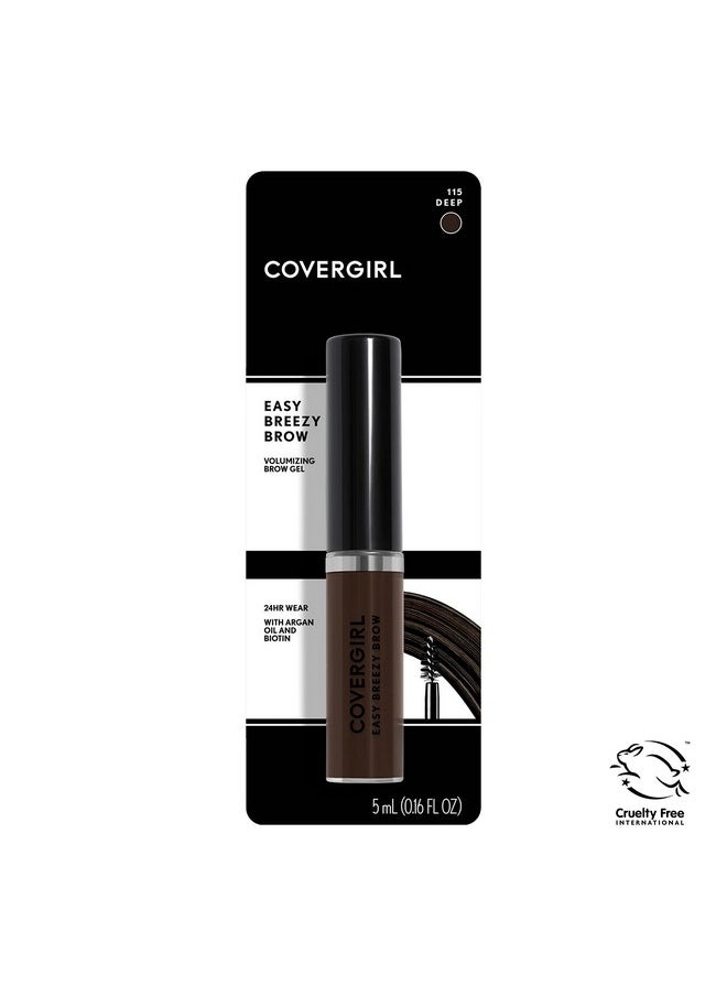 CoverGirl COVERGIRL - Easy Breezy Brow Volumizing Gel, Holds Brows for 24 Hours, Infused with Argan Oil & Biotin, 100% Cruelty-Free  - Image 3