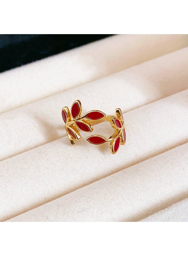 Fashion Niche High-End Personalized Adjustable Ring