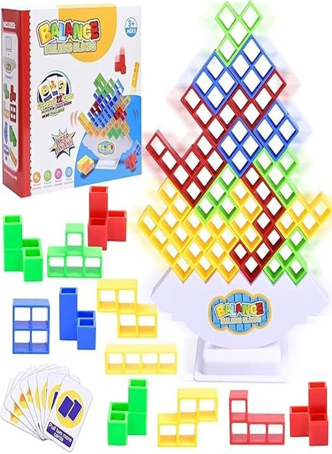 LAALIYA Tetra Tower Stacking Balance Game | Colorful Block Tower Challenge for Kids | Educational Strategy & Skill-Building Indoor Game | Fun Family for Boys & Girls - Image 3