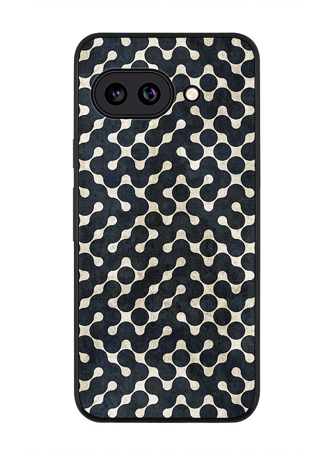Stylizedd For Google Pixel 9a Case,Slim fit Camera Protection, Shockproof Thin Phone cover  - Connect The Dots (Black)