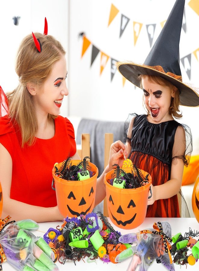 وولاين مجموعة هدايا حفلات الهالوين من والين، ٢٠٤ قطعة، قفازات، ألعاب محشوة، أكياس هدايا، ألعاب غير حلوى، مجموعة حشو أكياس الهدايا لحفلات الهالوين - Image 5