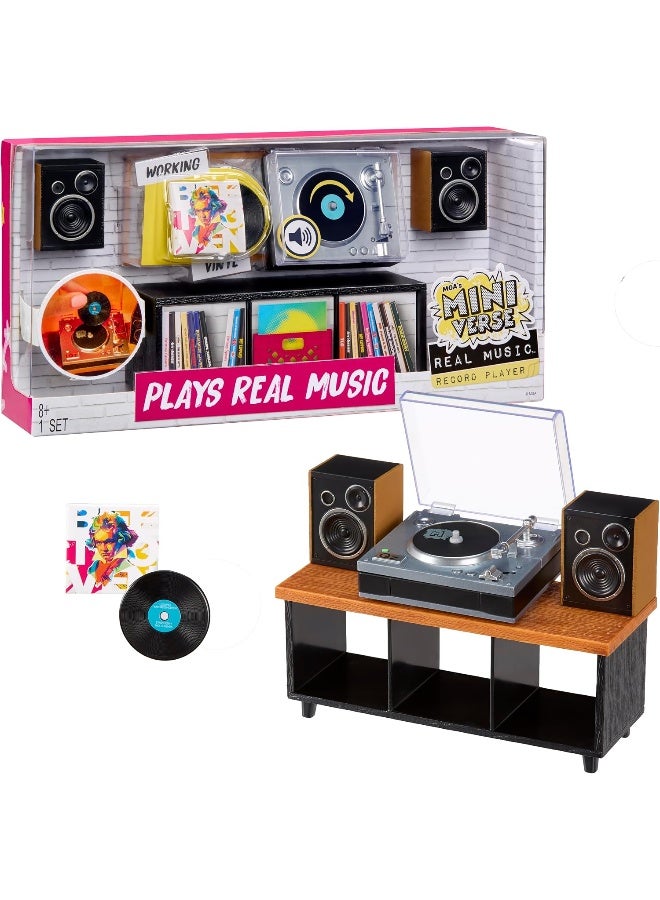 Miniverse Real Music Record Player Playset (29 x 6.4 x 14.6 cm) - Image 2
