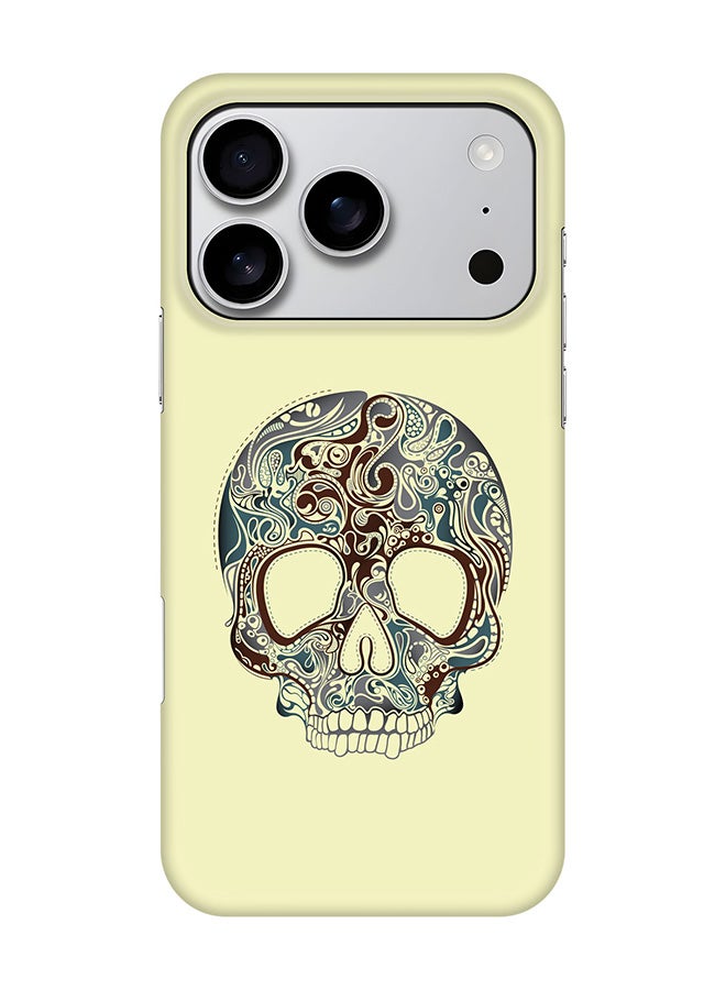 Stylizedd For iPhone 17 Pro,Case, [Compatible with MagSafe] Magnetic cover Slim fit Protection Matte, - Skully Tattoo