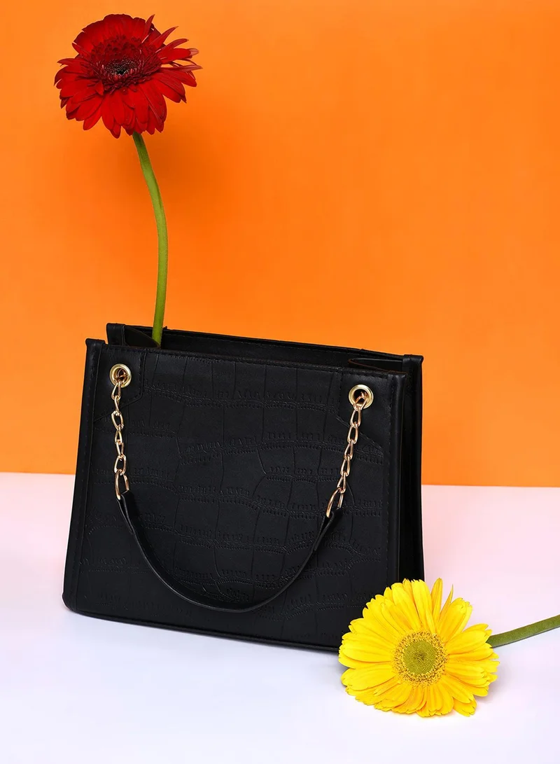 Haute Sauce Classic Companion Black Hand Bag