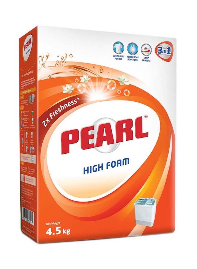 Pearl Laundry Detergent Powder High Foam Original 4.5kg Promo Pack Whitening Pearls Stain Removal Fragrance Boosters for Semi Automatic Use 4.5 Kg - Image 1