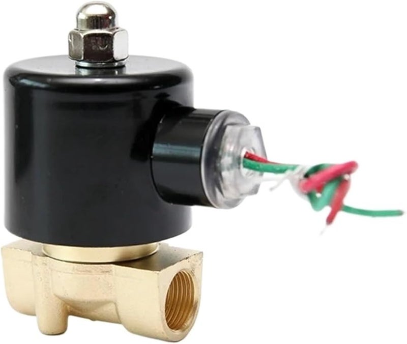 3 8 Inch Normally Closed Brass Solenoid Valve Direct Acting DN10 24V 110V 220V 12V G 380VAC - Image 1