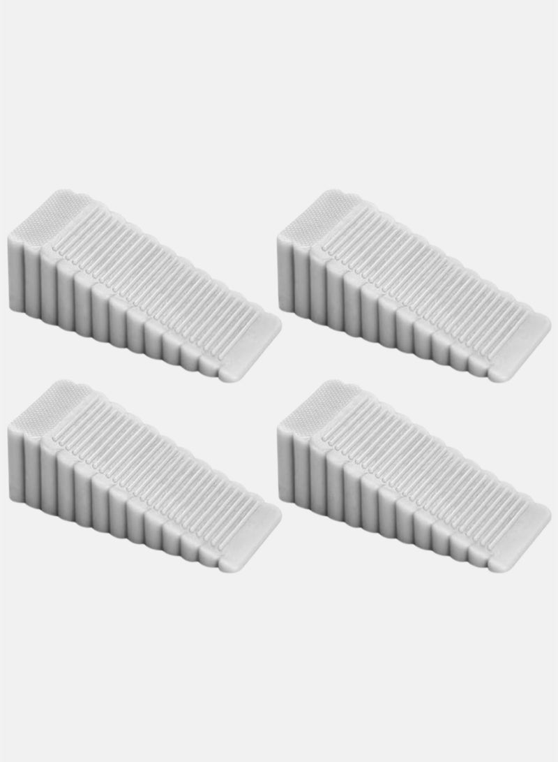 Door Stopper Set of 4 Large Door Stopper, Multi-Surface Design, to Sliding or Dividing Floor Stopper for Hotel, Home or Office  - Image 1