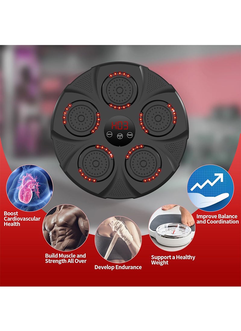 Upgrade Smart Music Boxing Machine, Bluetooth Electronic Boxing Machine Wall Mounted with Boxing Glove,Boxing Machine with Smart Display Screen Suitable for Parent-Child Training. - pzsku/Z4CF4C6E1FB5AA510C2E6Z/45/_/1704265245/5b4fbd6f-d841-4b8c-ba8a-d18e8fce72fd