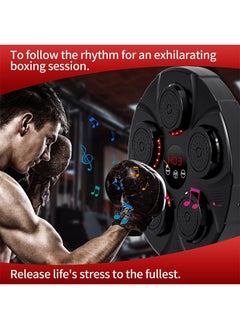 Glanfen Upgrade Smart Music Boxing Machine, Bluetooth Electronic Boxing Machine Wall Mounted with Boxing Glove,Boxing Machine with Smart Display Screen Suitable for Parent-Child Training.  - Image 2