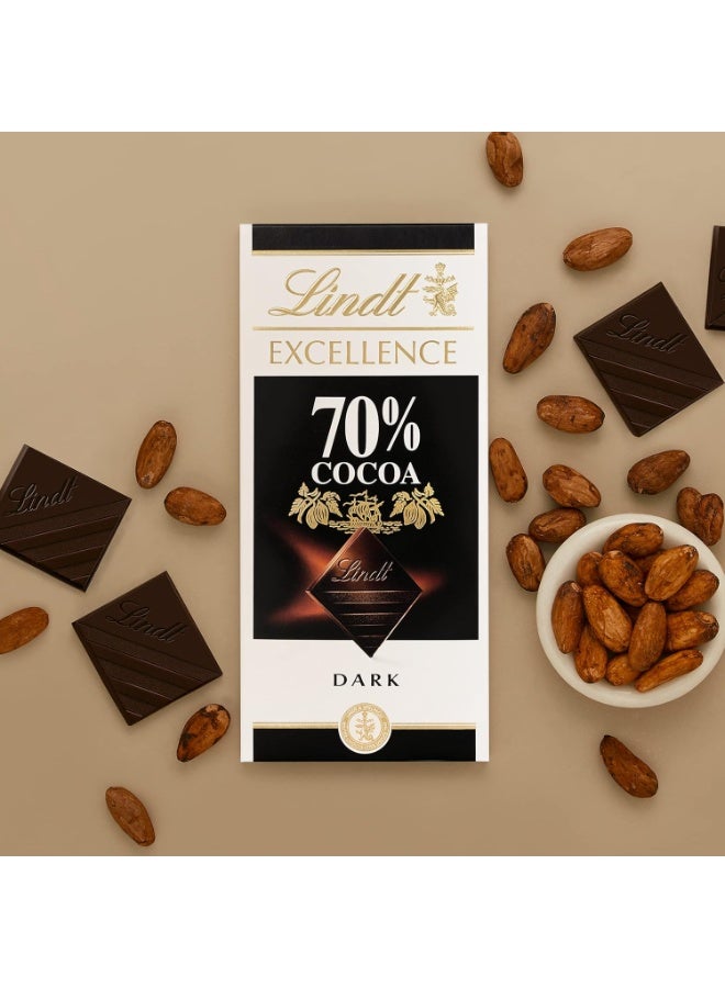 Lindt Excellence Intense Dark 70% Cocoa 100grams - Image 2
