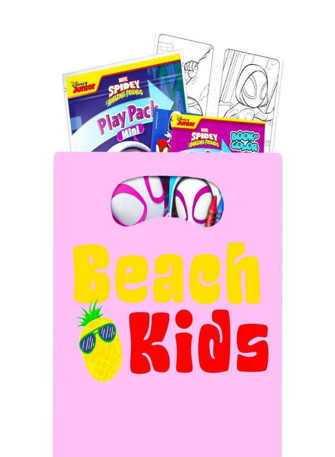 Marvel Spider Girl Gwen Stacy Mini Party Favors Set for Kids - Bundle with 24 Ghost-Spider Gwen Play Packs with Coloring Pages, Stickers, More (Spidergirl Birthday Party Supplies) - Image 3