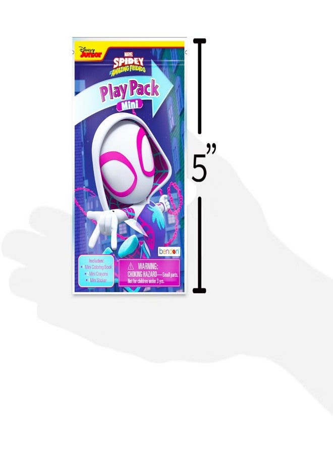 Marvel Spider Girl Gwen Stacy Mini Party Favors Set for Kids - Bundle with 24 Ghost-Spider Gwen Play Packs with Coloring Pages, Stickers, More (Spidergirl Birthday Party Supplies) - Image 5