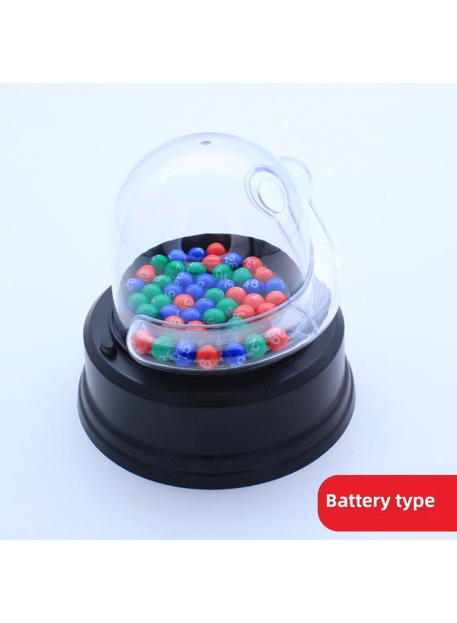 Shake Code Machine Electric Lucky Shake Big Lotto Double Color Ball Lottery Machine Number Selector Welfare Six Ticket Machine 3 Optional