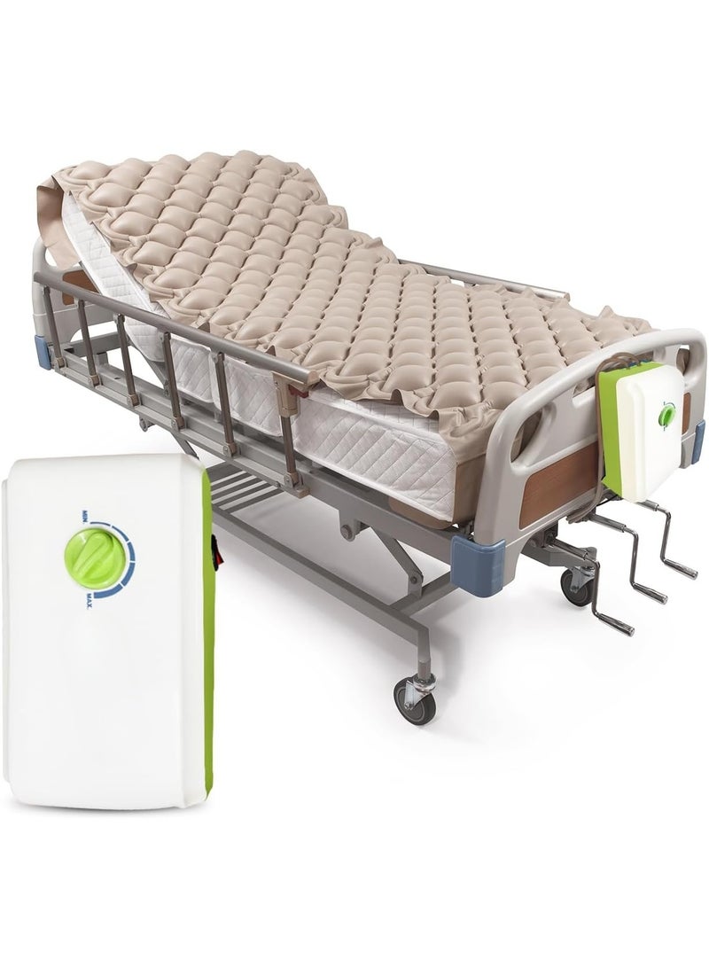 مرتبة هوائية فقاعية مضادة للاستلقاء – لتخفيف الضغط والحماية أثناء فترات الراحة الطويلة - Image 1