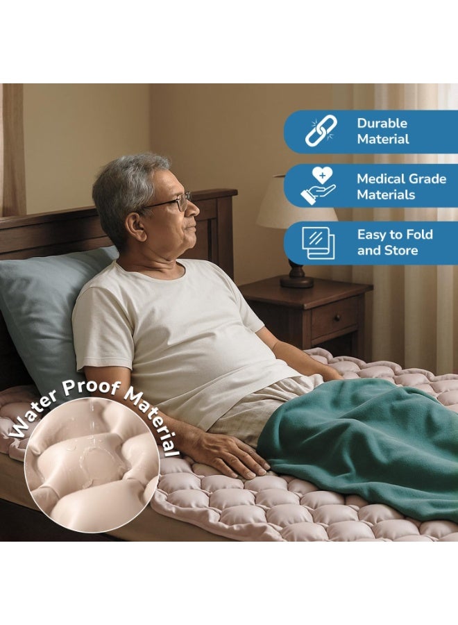 مرتبة هوائية فقاعية مضادة للاستلقاء – لتخفيف الضغط والحماية أثناء فترات الراحة الطويلة - Image 4