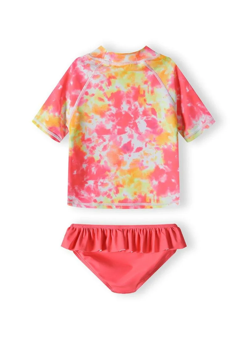 MINOTI Kids Girls Short Sleeve Rash Top And Knicker Set