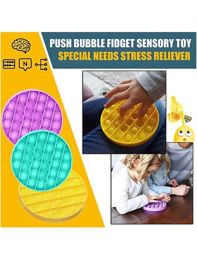 لعبة الفقاعات الحسية والضغط من السيليكون على شكل قلب لتخفيف التوتر - Image 3