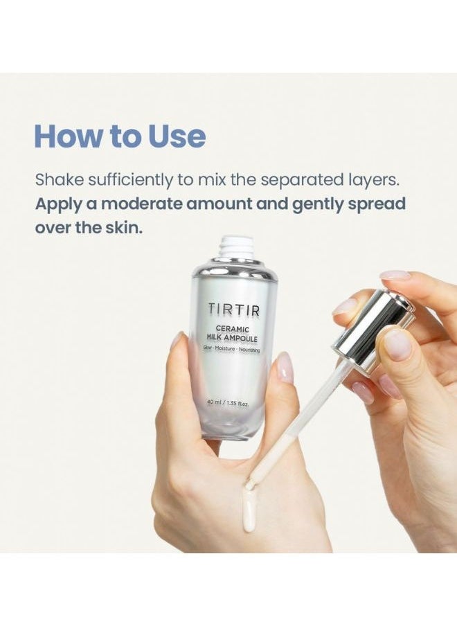 TIRTIR - Ceramic Milk Ampoule 40ml - Image 1