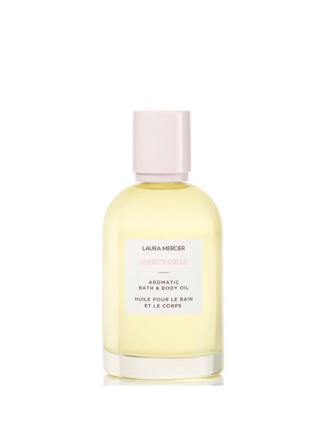 لورا مرسييه زيت الاستحمام والجسم لورا ميرسييه أمبر فانيليا 100 مل - Image 1