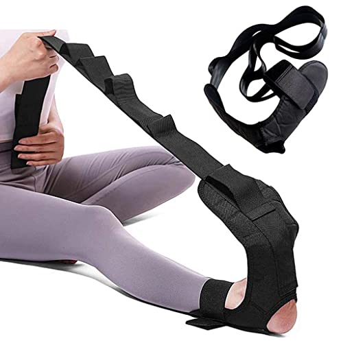 Proberos® Yoga Belt for Women Men, 5 Loops Yoga Strap for Stretching, Yoga Bands for Yoga Exercise Fitness Rehabilitation Ligament Ankle Joint Correction Hemiplegia Training - Image 1