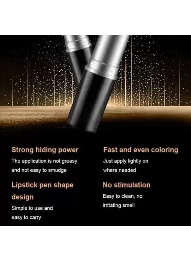 SUNISA Lipstick Shape Hair Color Dyeing Pen Hair Pure Hair Color Dyeing Plant Hair Stick Temporary Hair Dye For Covering White Hair Hair Color Dye Pencil (Black) Pack Of 1 - Image 3