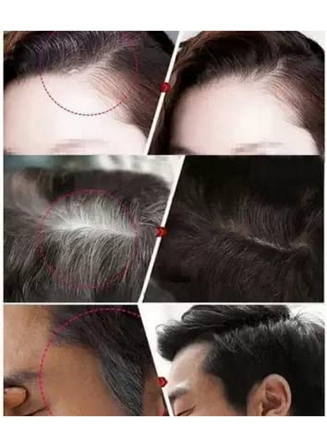 SUNISA Lipstick Shape Hair Color Dyeing Pen Hair Pure Hair Color Dyeing Plant Hair Stick Temporary Hair Dye For Covering White Hair Hair Color Dye Pencil (Black) Pack Of 1 - Image 5