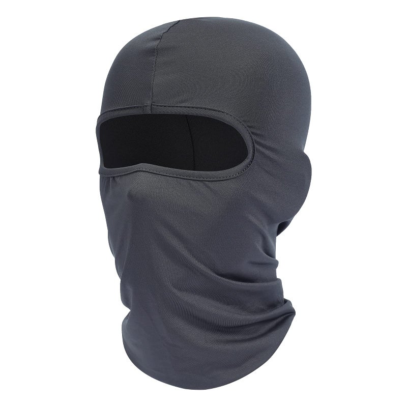 Fuinloth قناع فويلنوث للتزلج، وشاح واقي من الأشعة فوق البنفسجية للدراجات النارية، غطاء رقبة مبرد للصيف للرجال/النساء رمادي داكن - Image 1