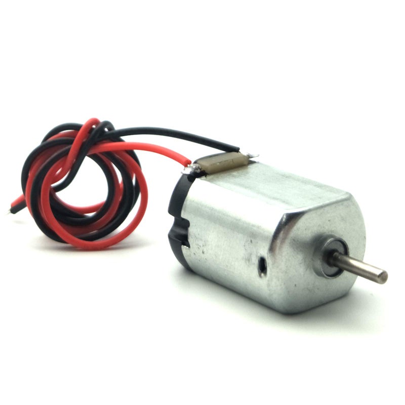EUDAX 15 Pcs Rectangular DC Motor Mini Electric Motor 153V 24000RPM with 98 Lead Wires with Motor Mounting Bracket Holder for DIY Toys - Image 1