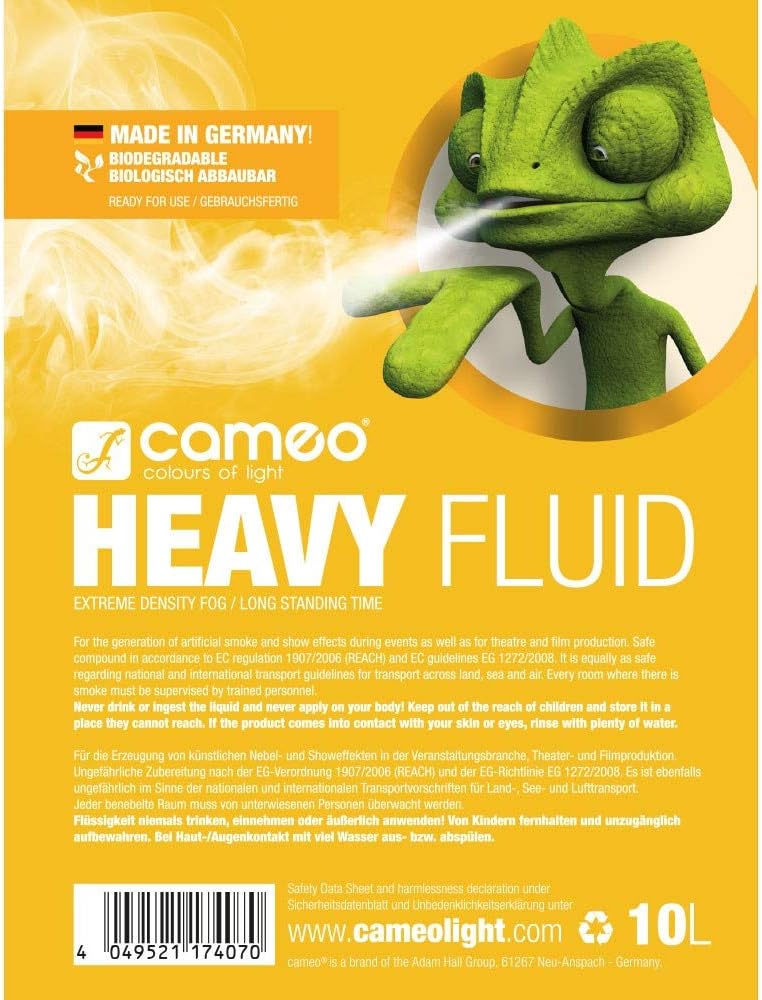 كاميو لايت CLFHEAVY10L سائل الضباب الثقيل، 10 لتر - Image 2