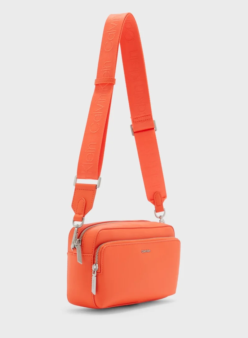 CALVIN KLEIN Pocket Detailed Large Crossbody