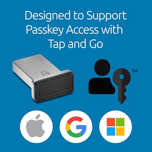 Kensington VeriMark™ Gen2 USB-A Fingerprint Key Reader - Windows Hello & Windows Hello for Business, Tap and Go, Anti-Spoofing (K64704WW) - Image 5