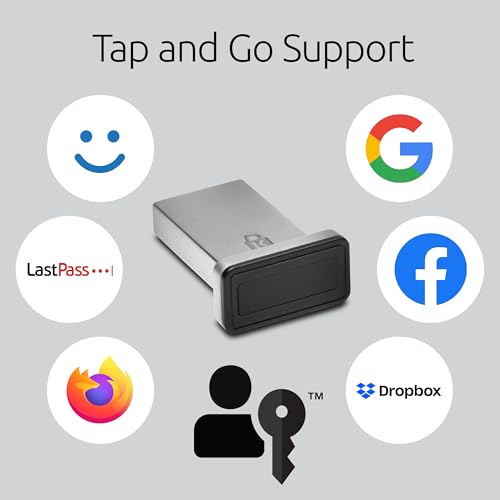 Kensington VeriMark™ Gen2 USB-A Fingerprint Key Reader - Windows Hello & Windows Hello for Business, Tap and Go, Anti-Spoofing (K64704WW) - Image 2