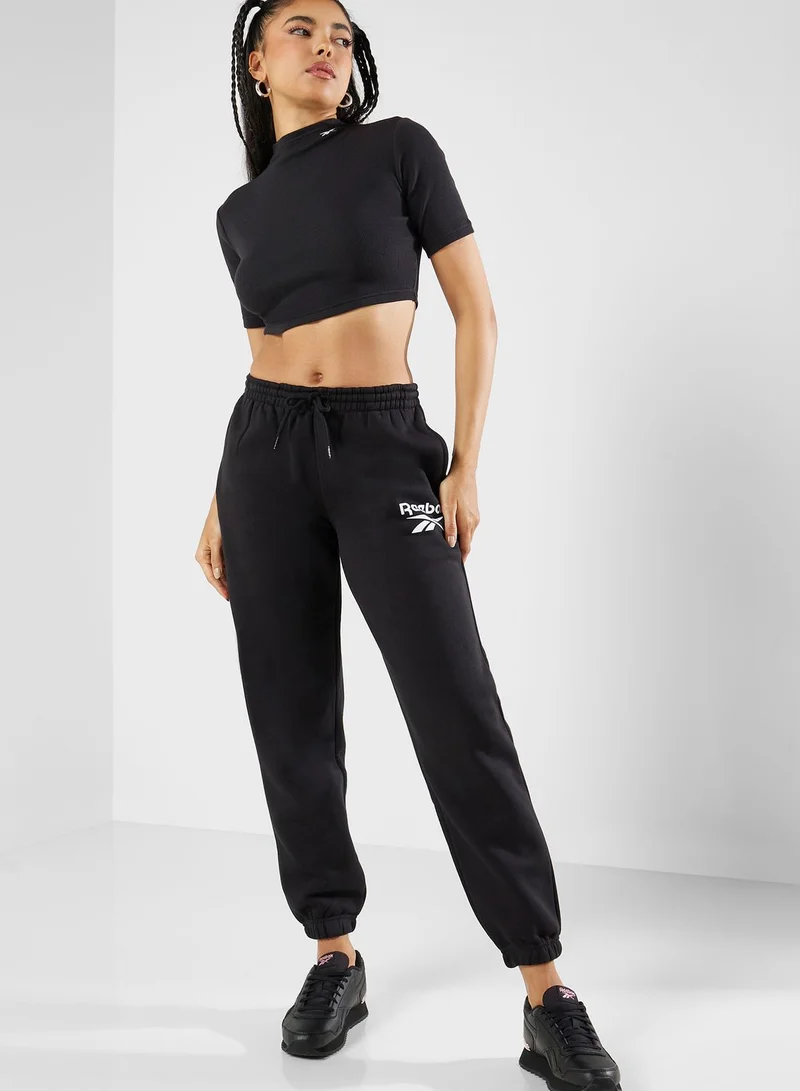 Reebok Cl Wde Ss Rib Tights Top