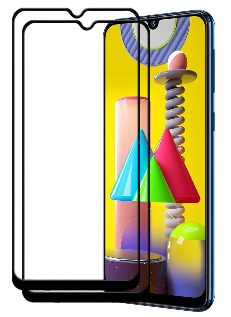 ACLIX 2 Pieces Antistatic ESD Dustproof Premium Quality High Definition Tempered Glass Screen Protector Designed For Samsung Galaxy M31 - Image 1