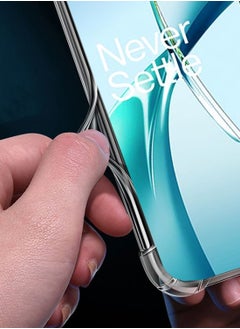 Wtech OnePlus Nord CE4 Lite 5G 2024 TPU Bumper Corners with Hard PC Case Cover - Clear  - Image 3