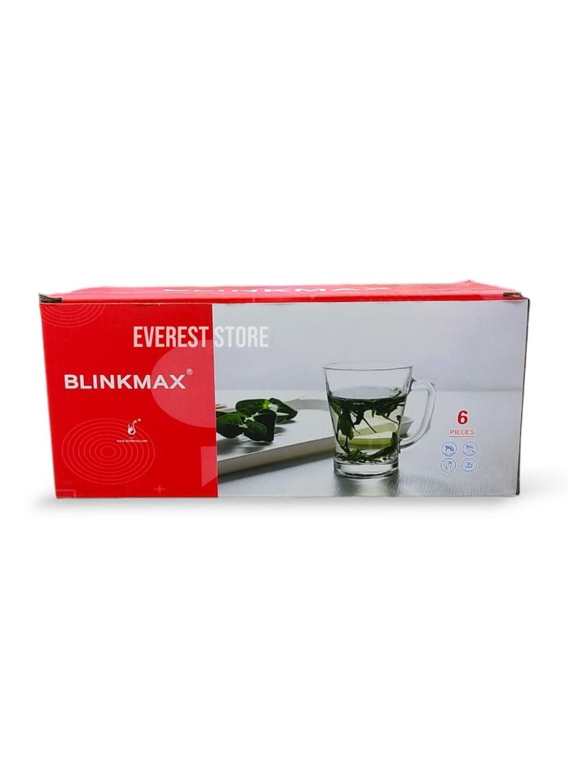 Blinkmax 6 Pieces Tea And Coffee Glass Set - Blinkmax  - Image 4