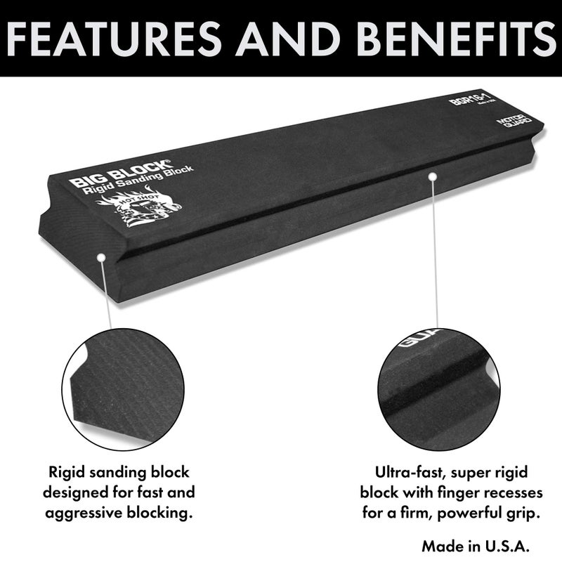 Motor Guard واقي المحرك - Bgr161 Bgr16-1 كتلة صنفرة صلبة PSA، 2 5/8 بوصة × 16 بوصة - Image 4