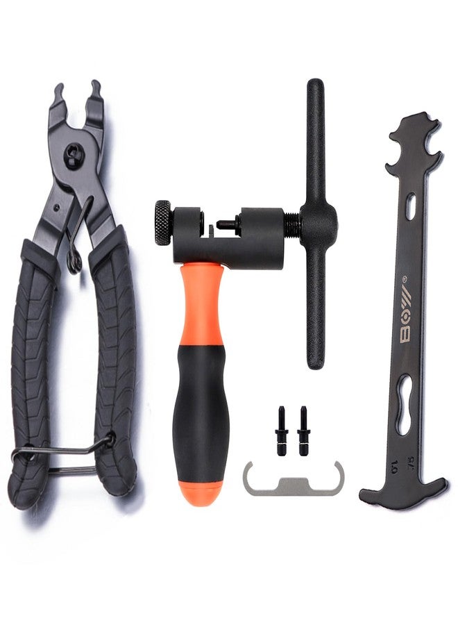 SONZUIA Universal Bike Chain Tool Kit with Bike Breaker Main Chain Pliers Chain Checker for Road MTB Bike 1-12 Speed Chain Disassemble Chain Splitter and Breaker - Image 1