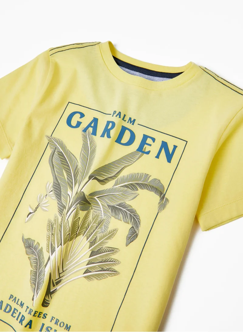 زيبي Zippy Cotton T-shirt for Boys Palm Garden