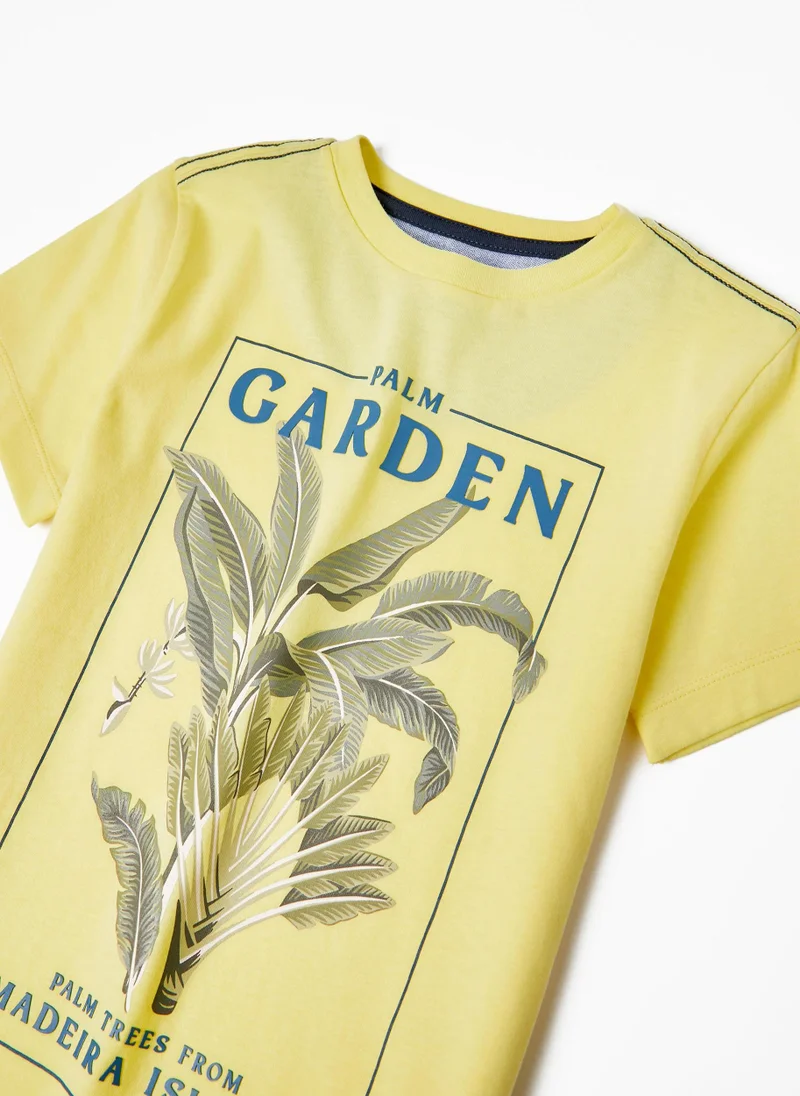 زيبي Zippy Cotton T-shirt for Boys Palm Garden