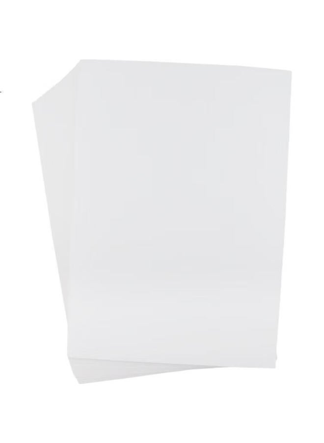 Lison A4 Self-Adhesive Printing Paper, Backed Adhesive Printing Paper, Non-Sticky Adhesive Label Paper, Self-Adhesive Paper, Coated Paper, Matte Finish, 80 Sheets - Image 1